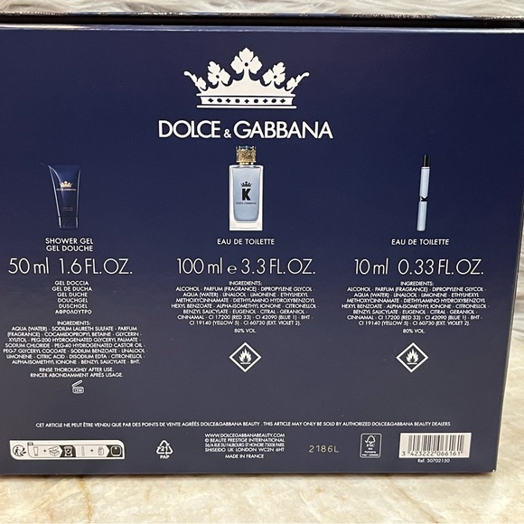 King by Dolce & Gabbana Men’s Gift Set. Big bottle. 100% authentic fragrance. - Picture 5 of 6
